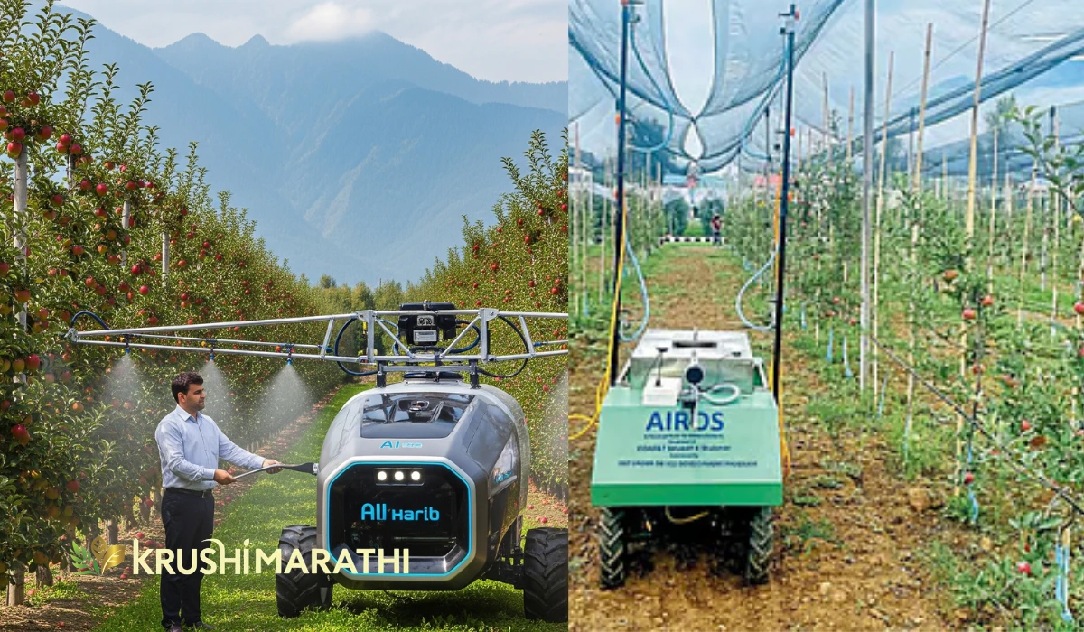Ai sprayer technology indian smart agriculture