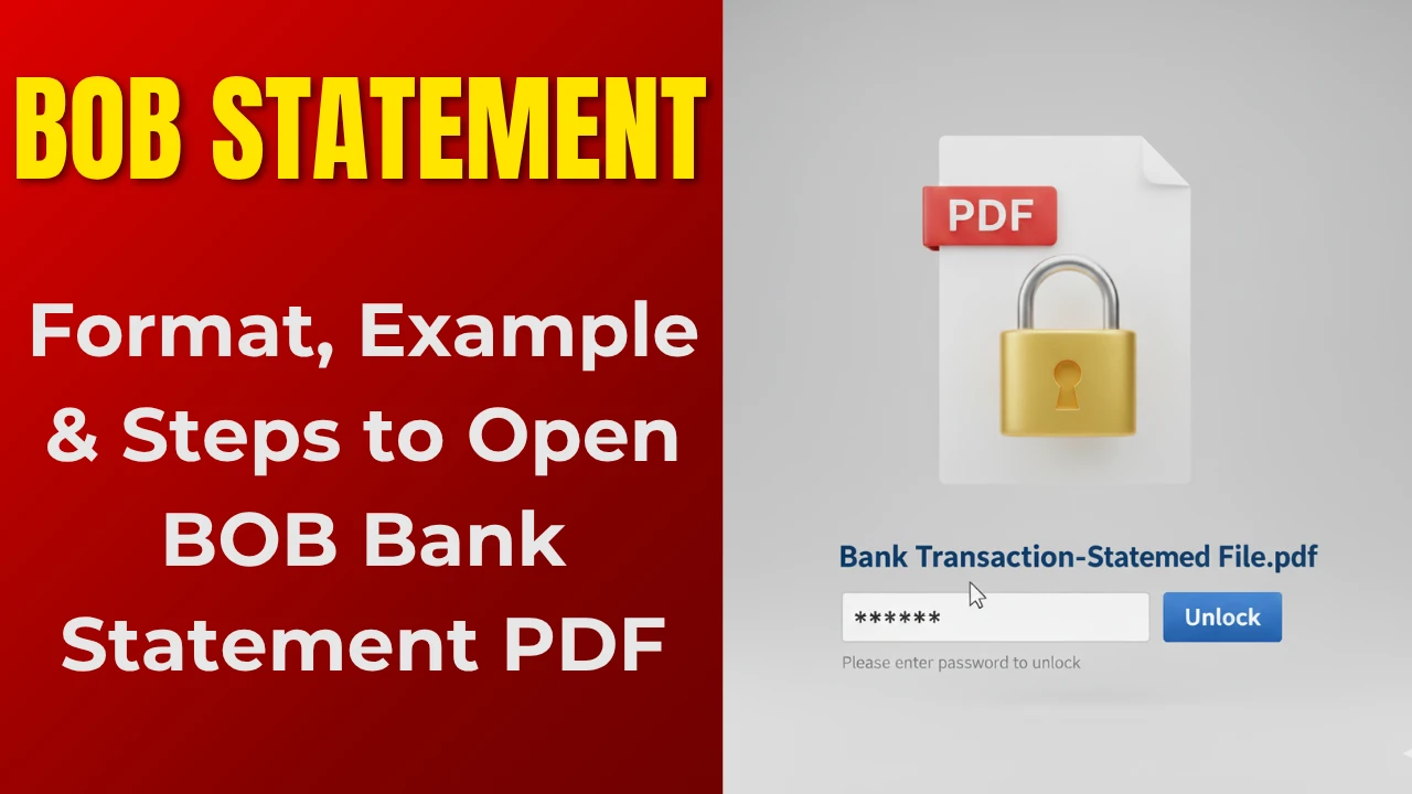 Bank of baroda statement password format steps