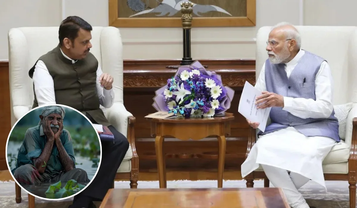 Fadnavis meets pm seeks help for rain hit farmers