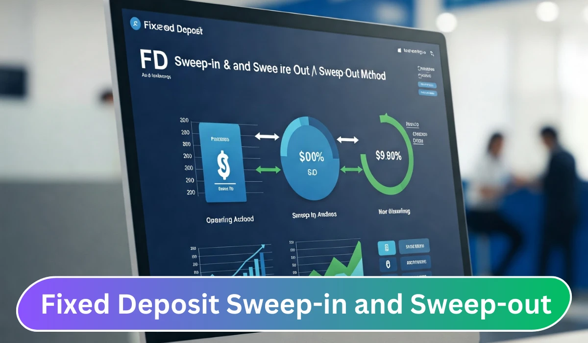 Fixed deposit swipe in and swipe out