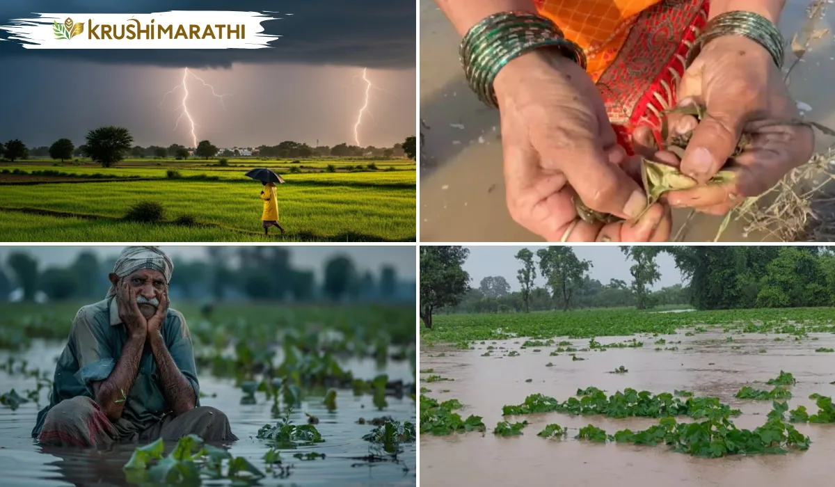 Heavy rain crop damage farmers compensation