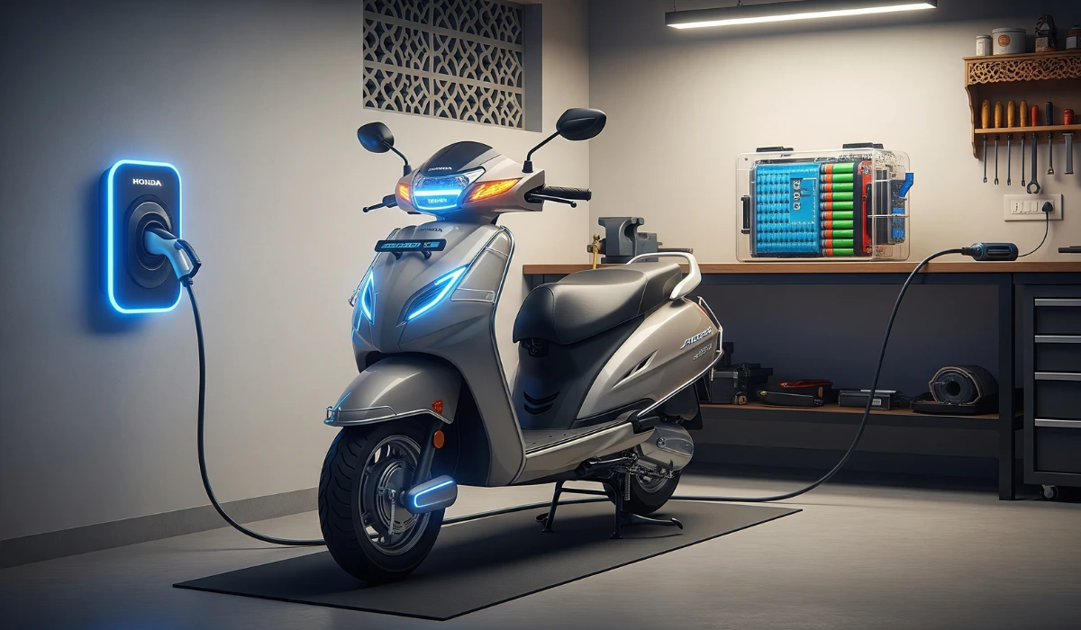 Honda activa e home charging dock india