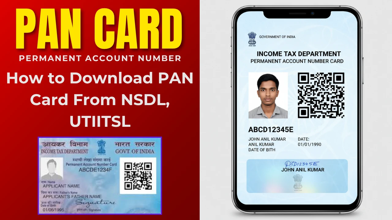 How to download pan card from nsdl utiitsl