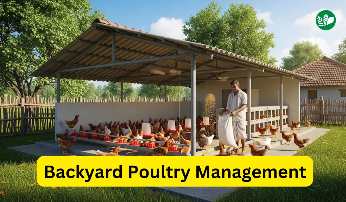Modern backyard and yard poultry farming