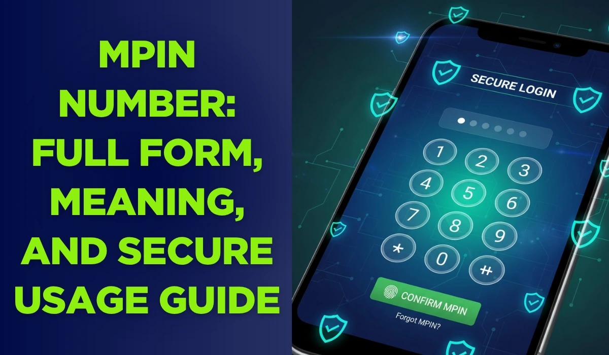 Mpin number full form meaning guide