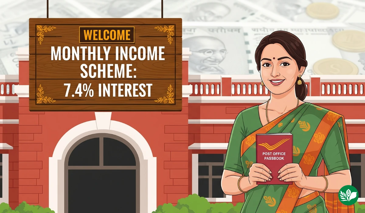 Post office mis 2 lakh monthly interest calculation