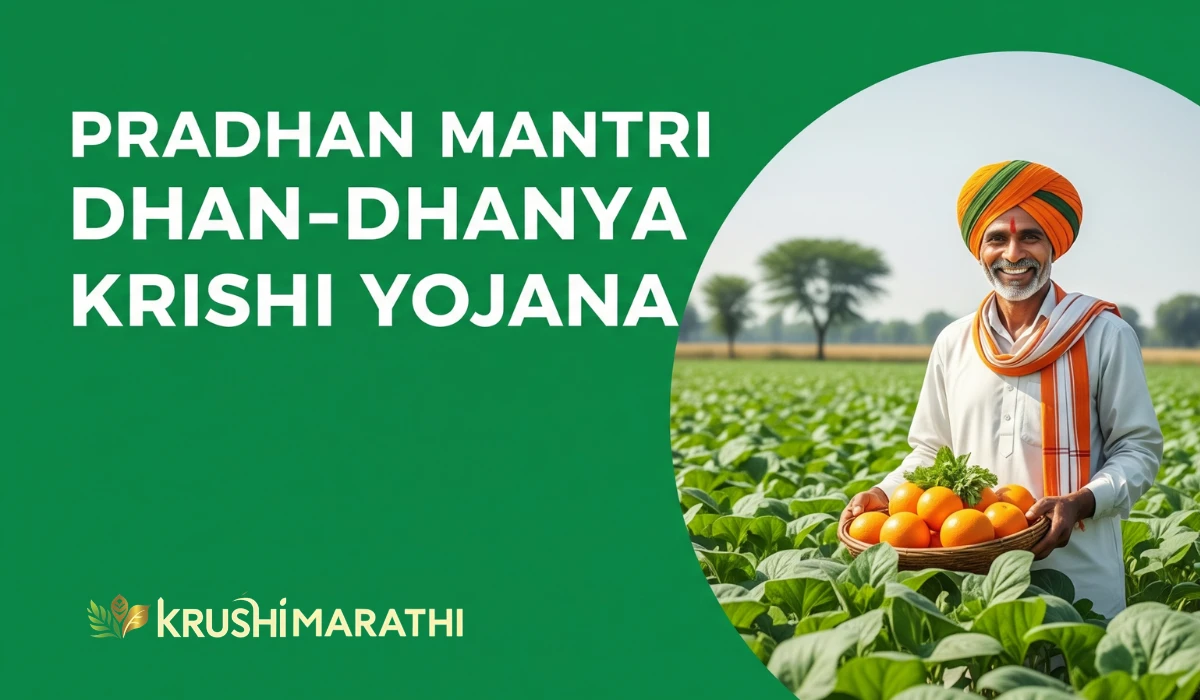 Prime minister dhan dhanya krishi yojana