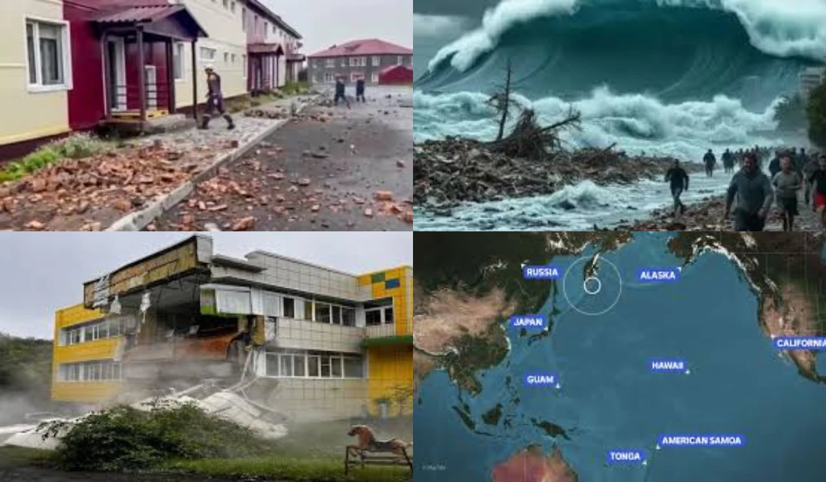 Russia earthquake tsunami 2025