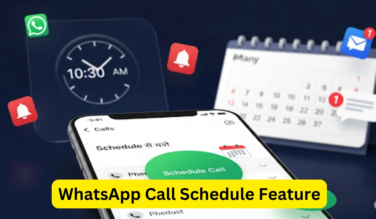 Whatsapp call schedule feature