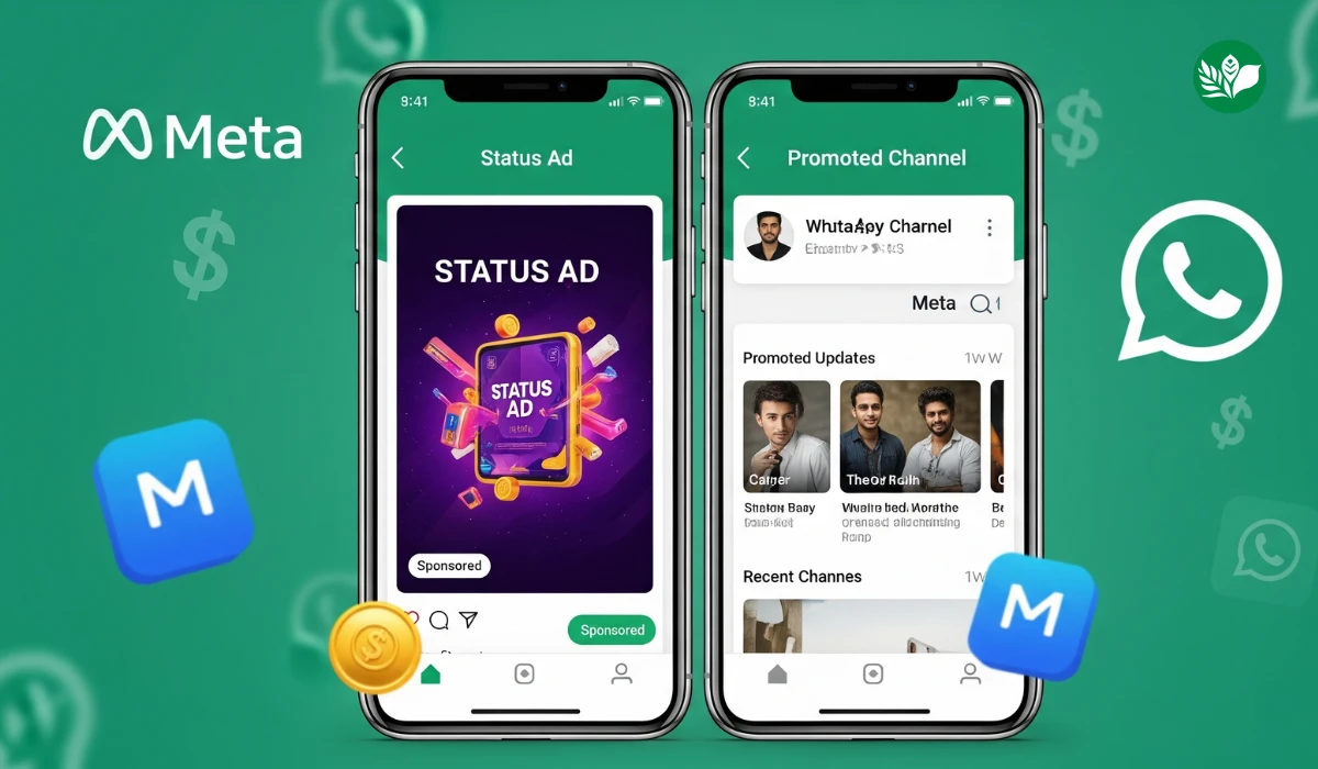 Whatsapp new ads promoted channels meta